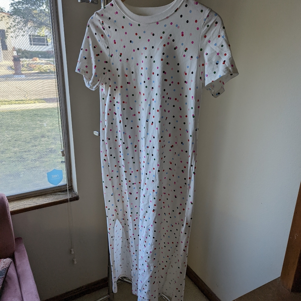 ban.do Maxi T Shirt Dress with Leg Slit